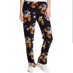 Theory Floral Print Silk Pant